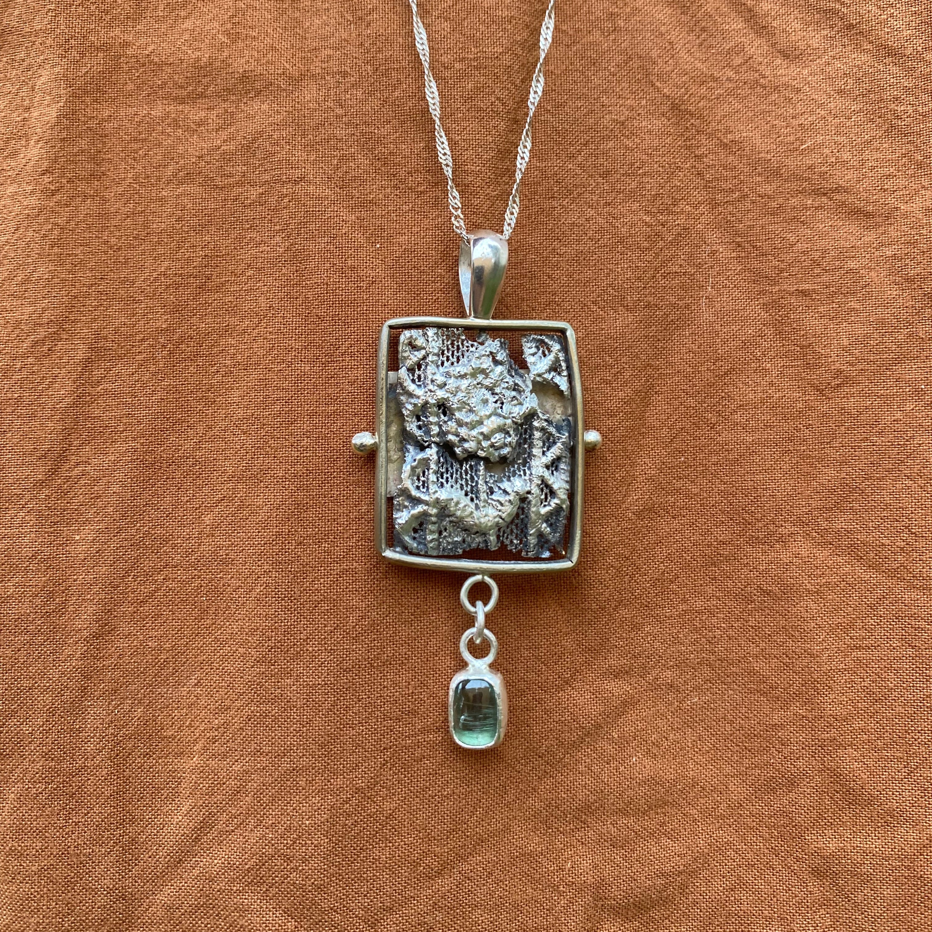 Lace pendant