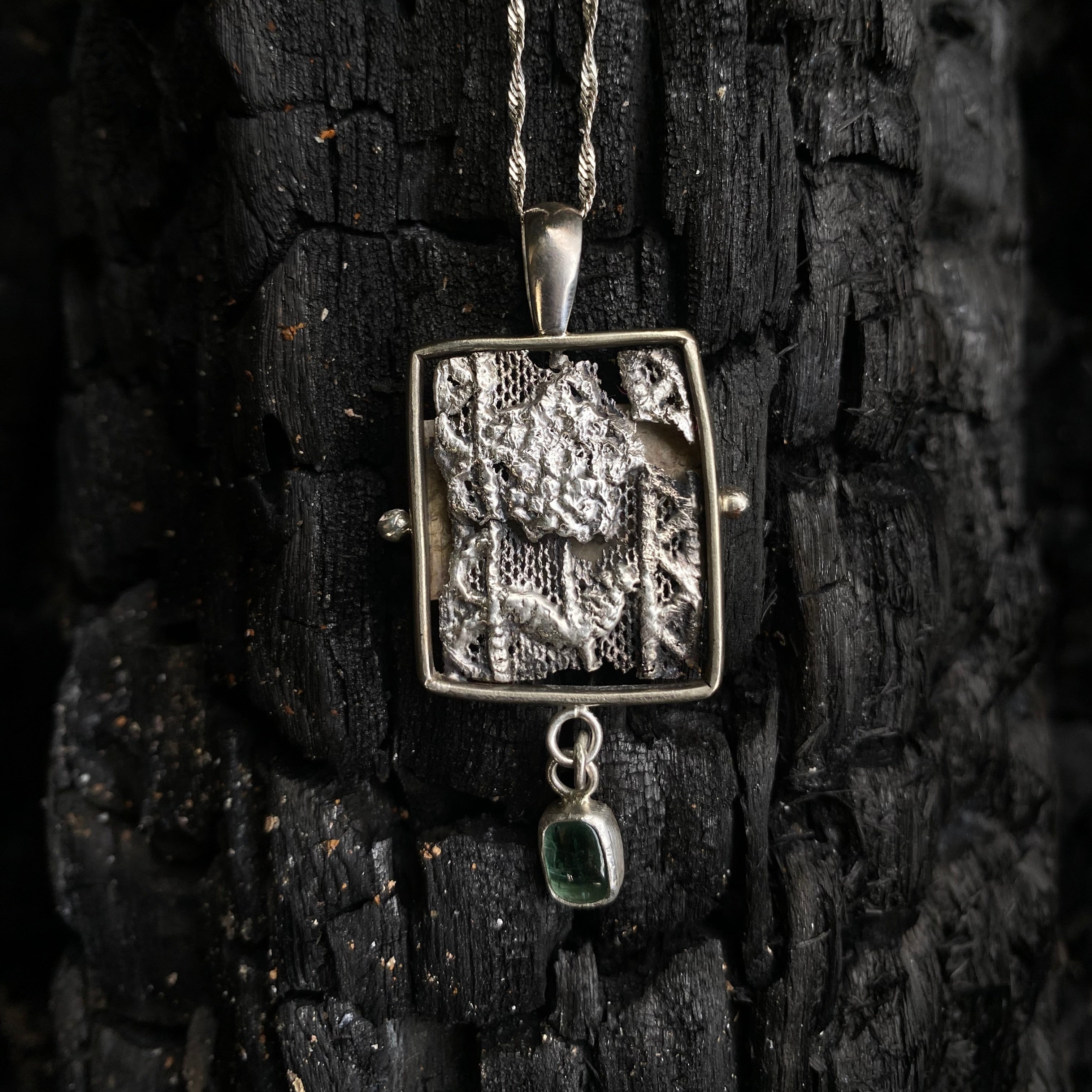 Lace pendant