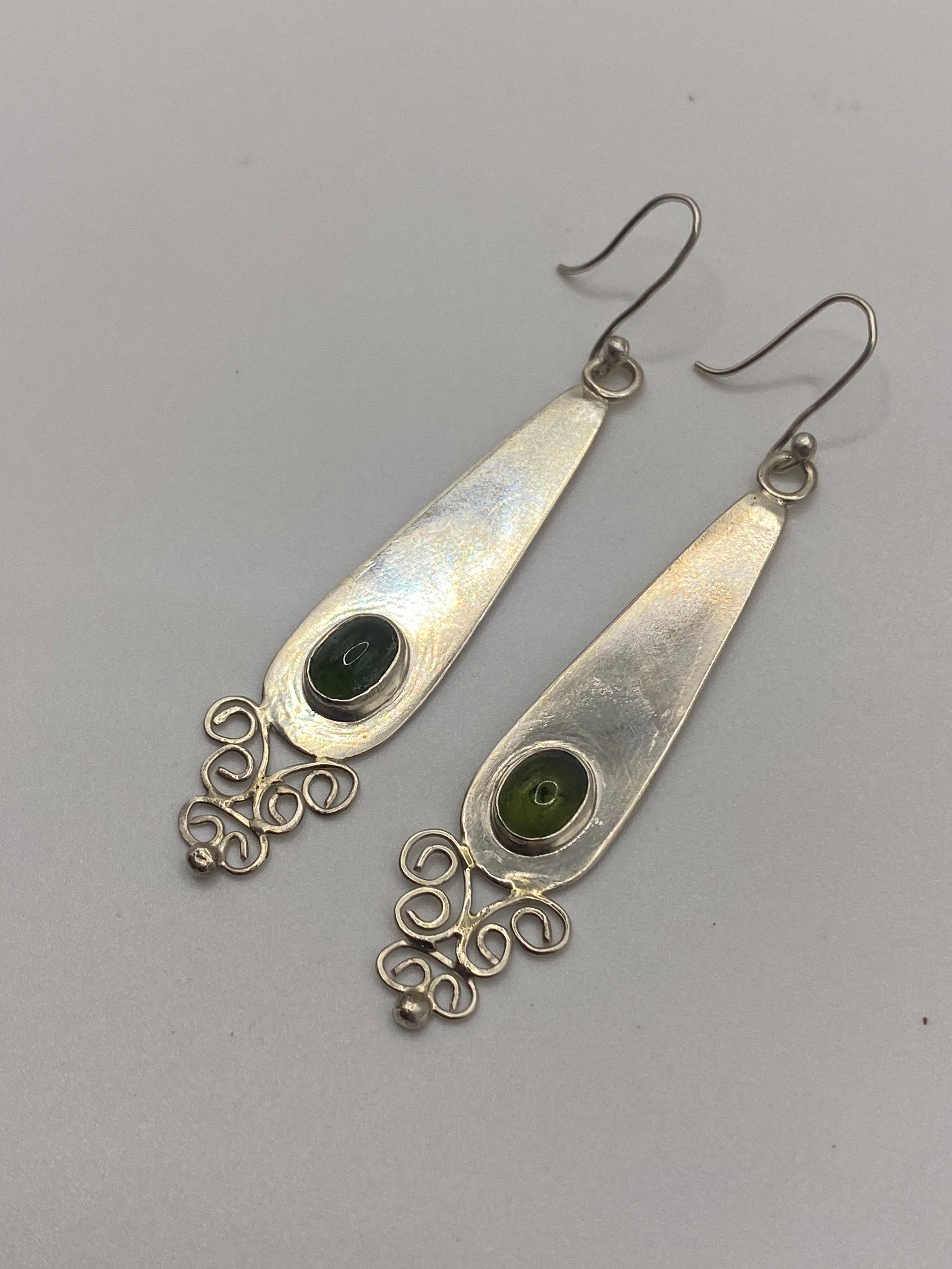 Forest drop earrings