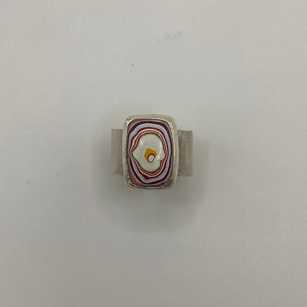 Fordite fried egg ring