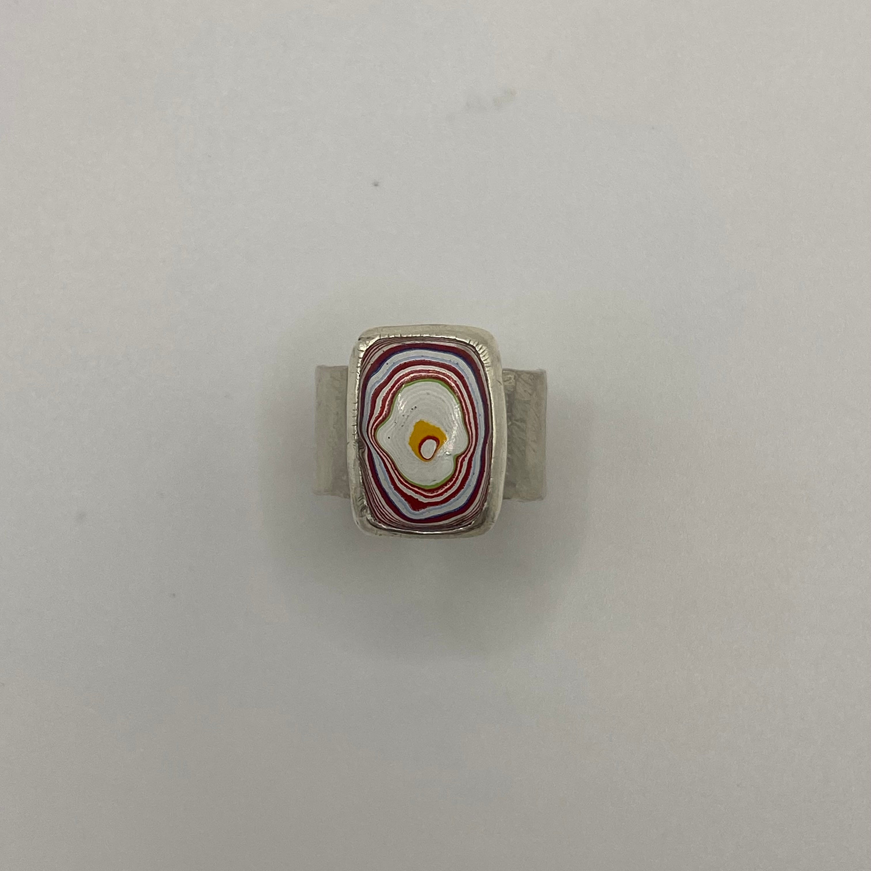 Fordite fried egg ring