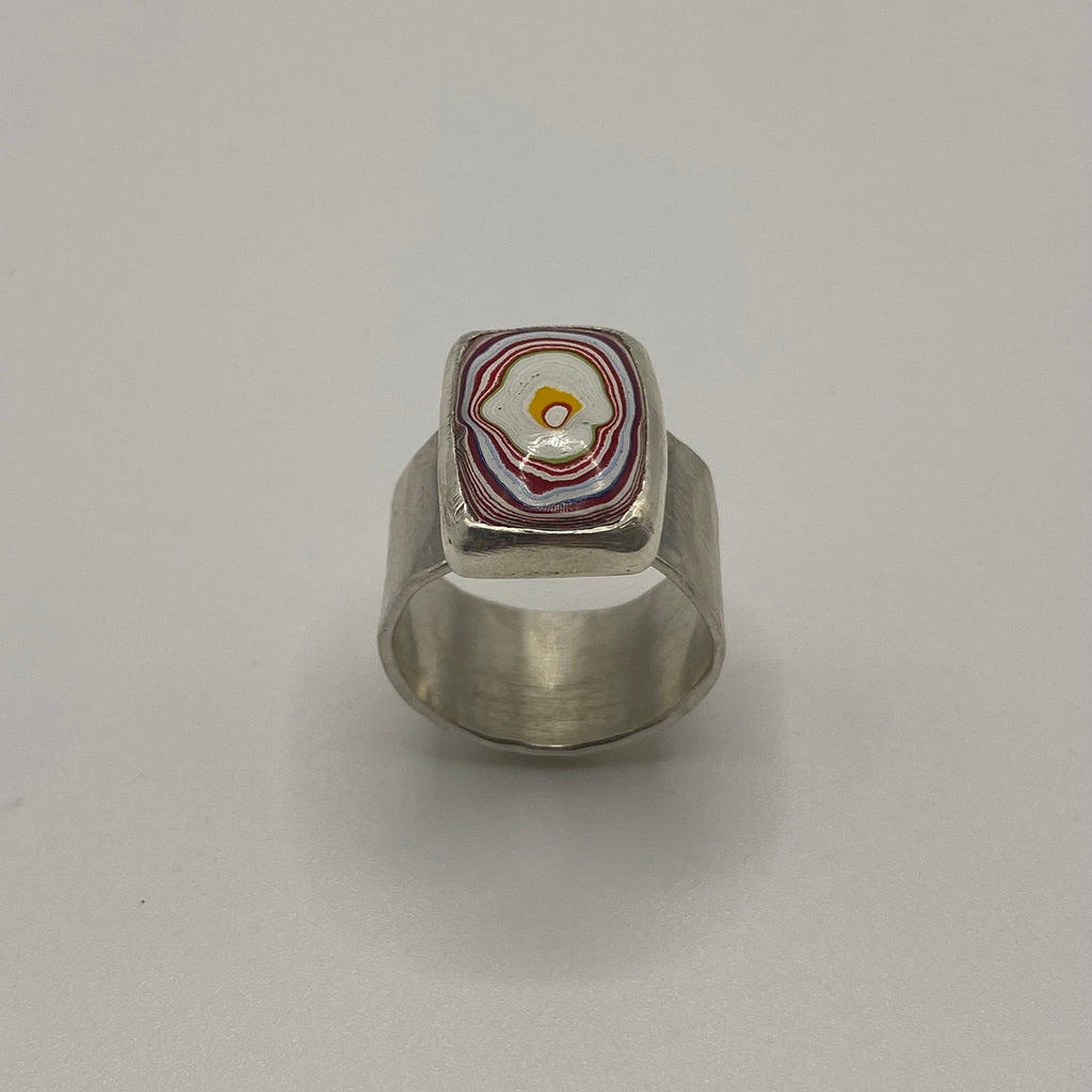 Fordite fried egg ring